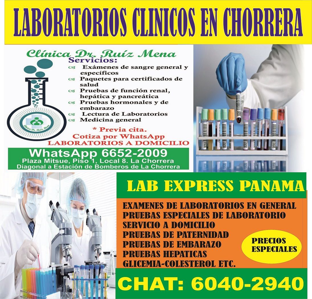 Directorio de Panamá Oeste Laboratorios Clínicos Especializados